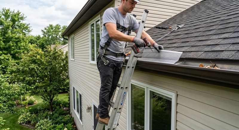 Warehouse Gutter Installation