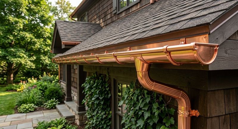 Copper Gutter Installation in San Francisco, CA