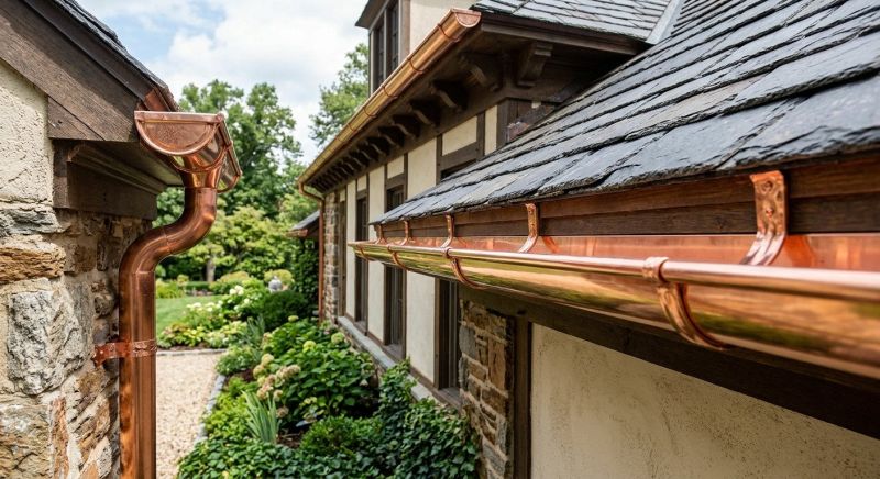 Copper Gutter Installation in San Francisco, CA