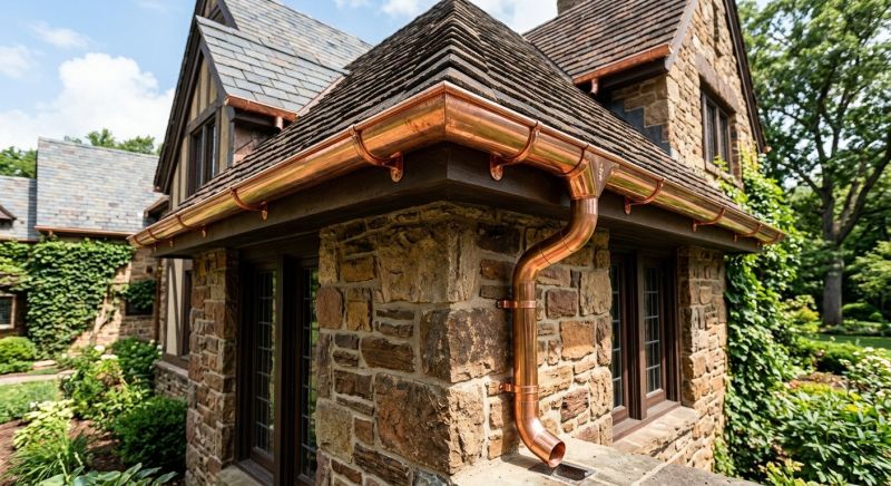 Copper Gutter Service in Mcdonough, GA