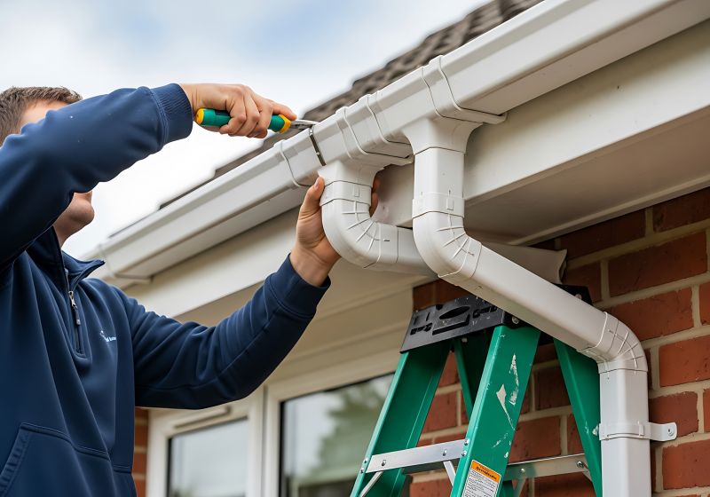 Garage Downspout Repair in Longmont, CO