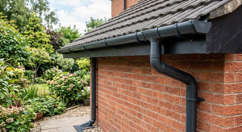 Plastic Downspout Installation in Longmont, CO