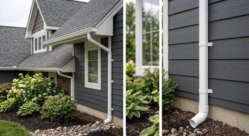 Plastic Downspout Installation in Arvada, CO