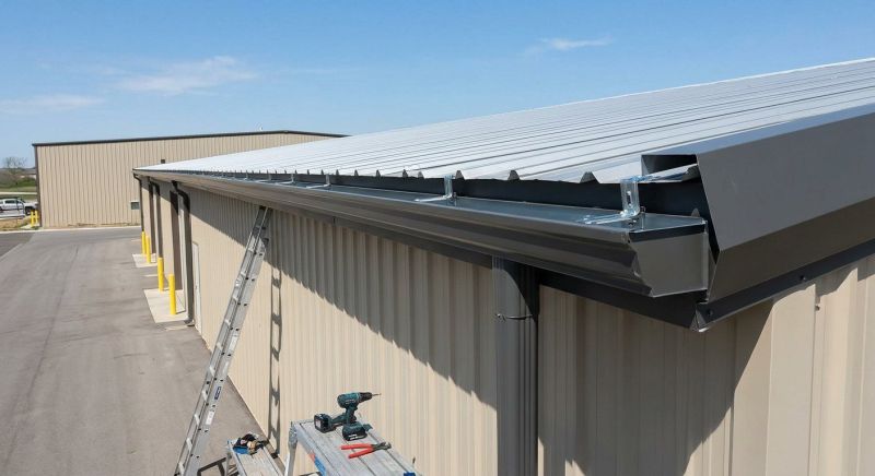 Warehouse Gutter Installation in Mcdonough, GA